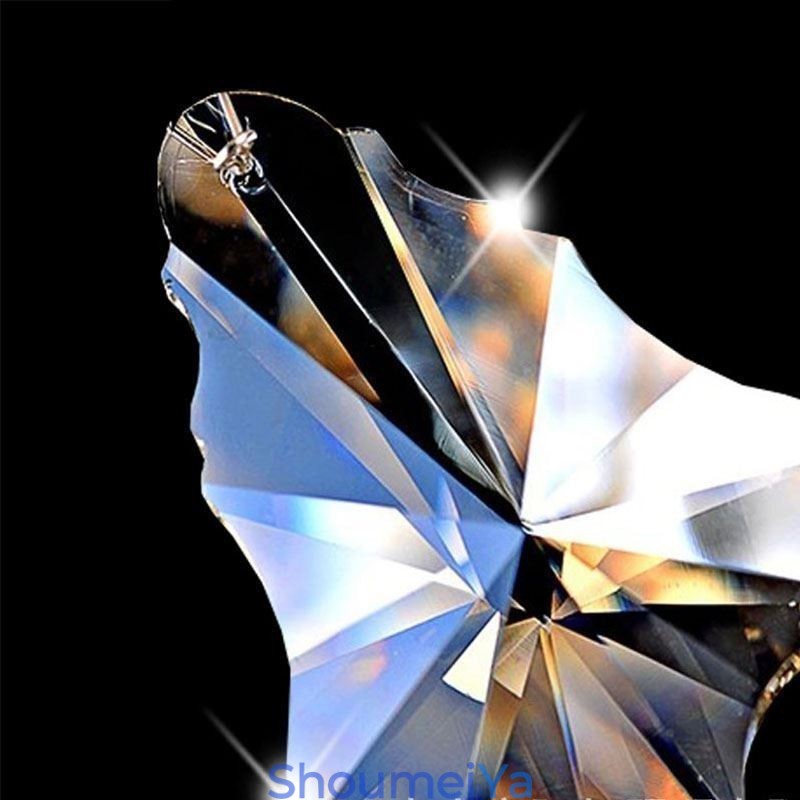 ヨーロピアン クリスタル シャンデリア コニャック カラー シーリング ライト 40 個