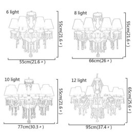 ヨーロッパのクリスタルシャンデリアユニークな白翡翠ペンダントライト