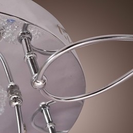 G4 アイアン フラッシュマウント ライト、アルミシェード付き