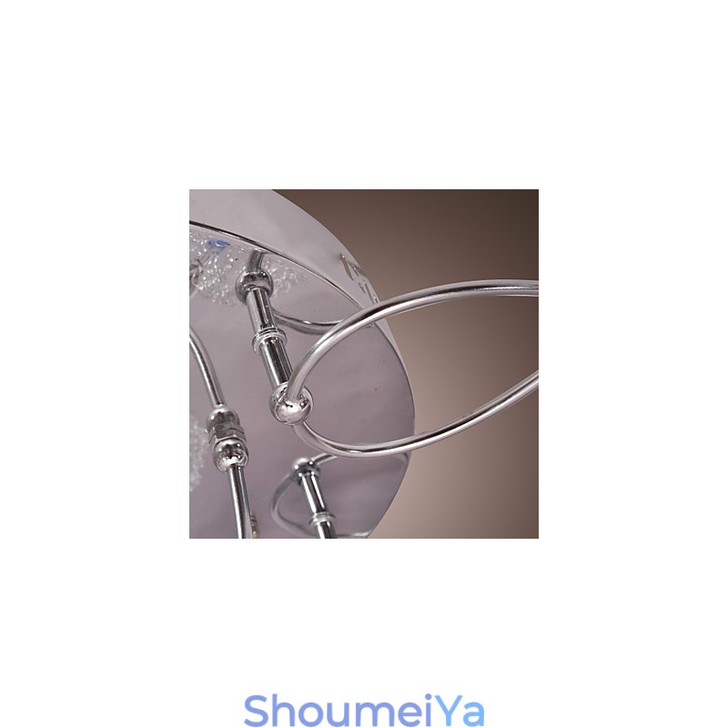 G4 アイアン フラッシュマウント ライト、アルミシェード付き