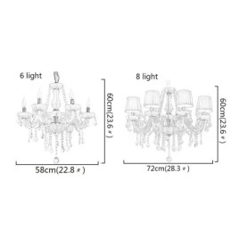 クリエイティブクリスタルシャンデリアヨーロッパのエレガントなペンダントライト