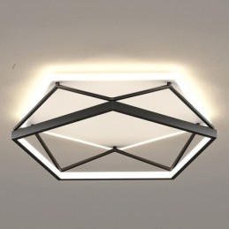 フラッシュマウント中空立体天井ライト 55cm