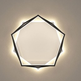 フラッシュマウント中空立体天井ライト 55cm