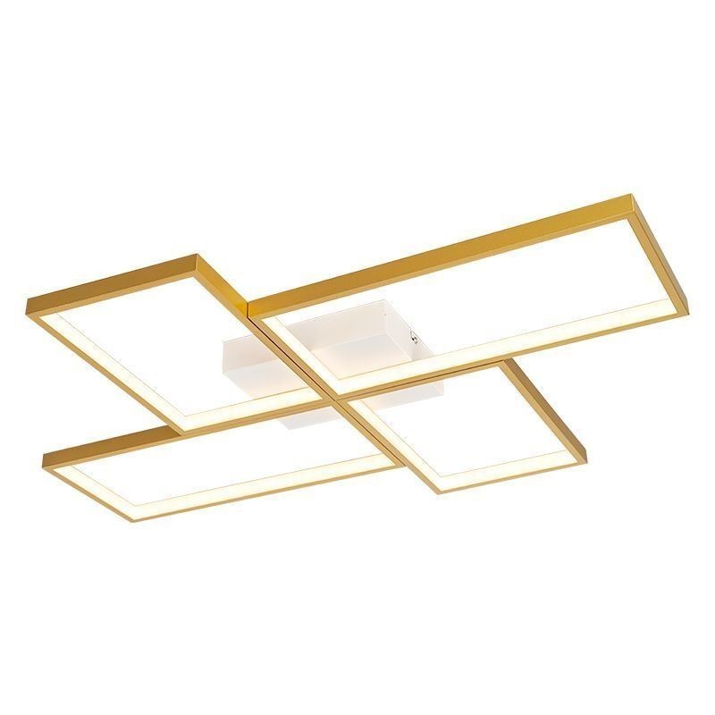 フラッシュマウントモザイク幾何学スクエア天井照明器具