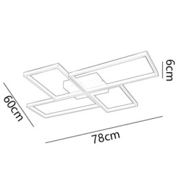 フラッシュマウントモザイク幾何学スクエア天井照明器具