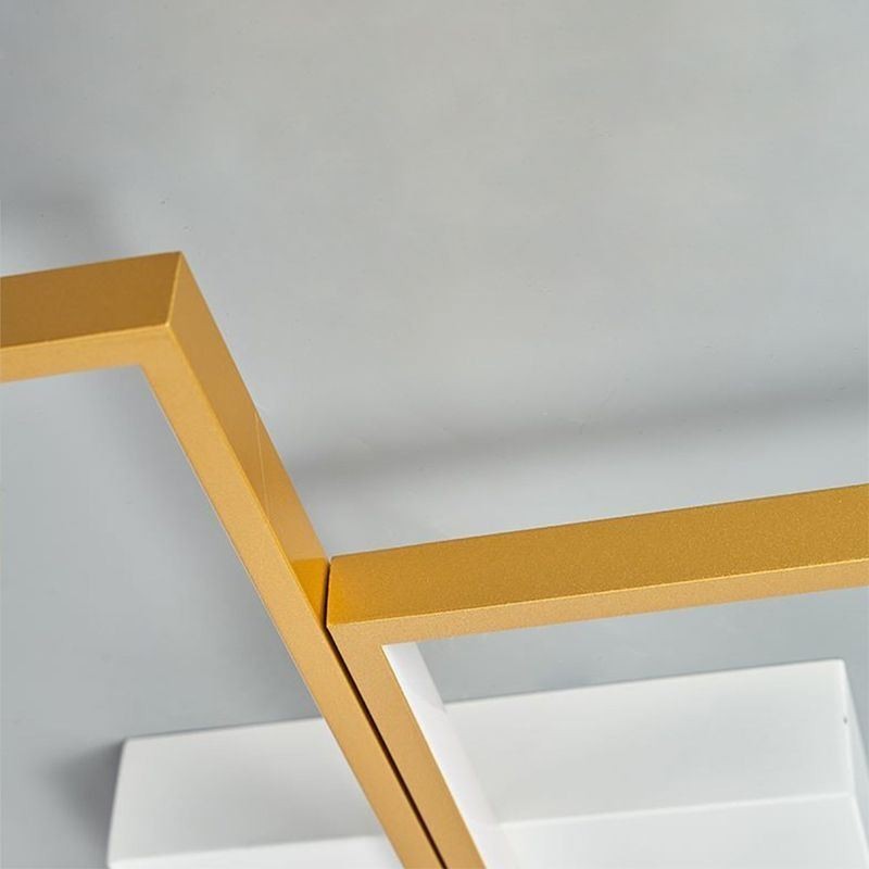 フラッシュマウントモザイク幾何学スクエア天井照明器具