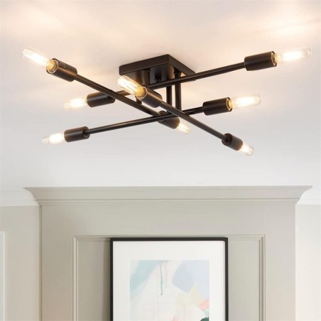 カントリー レトロ フラッシュマウント アメリカン インダストリアル スタイル 装飾天井ライト