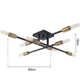 カントリー レトロ フラッシュマウント アメリカン インダストリアル スタイル 装飾天井ライト