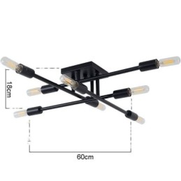 カントリー レトロ フラッシュマウント アメリカン インダストリアル スタイル 装飾天井ライト