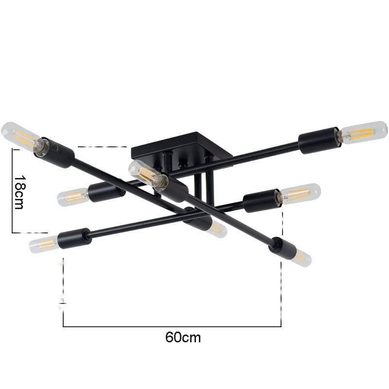 カントリー レトロ フラッシュマウント アメリカン インダストリアル スタイル 装飾天井ライト