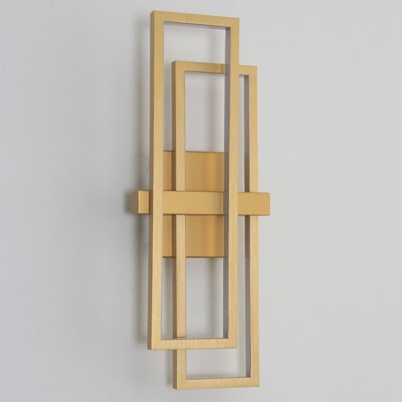 ミニマリスト フラッシュマウント アルミアート 幾何学的スクエア シーリングライト