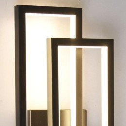 ミニマリスト フラッシュマウント アルミアート 幾何学的スクエア シーリングライト