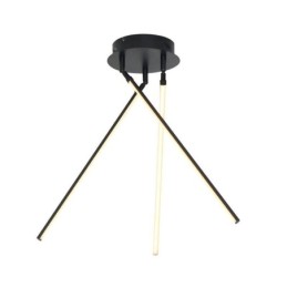 クリエイティブなフラッシュマウントアルミアート風車天井ランプ