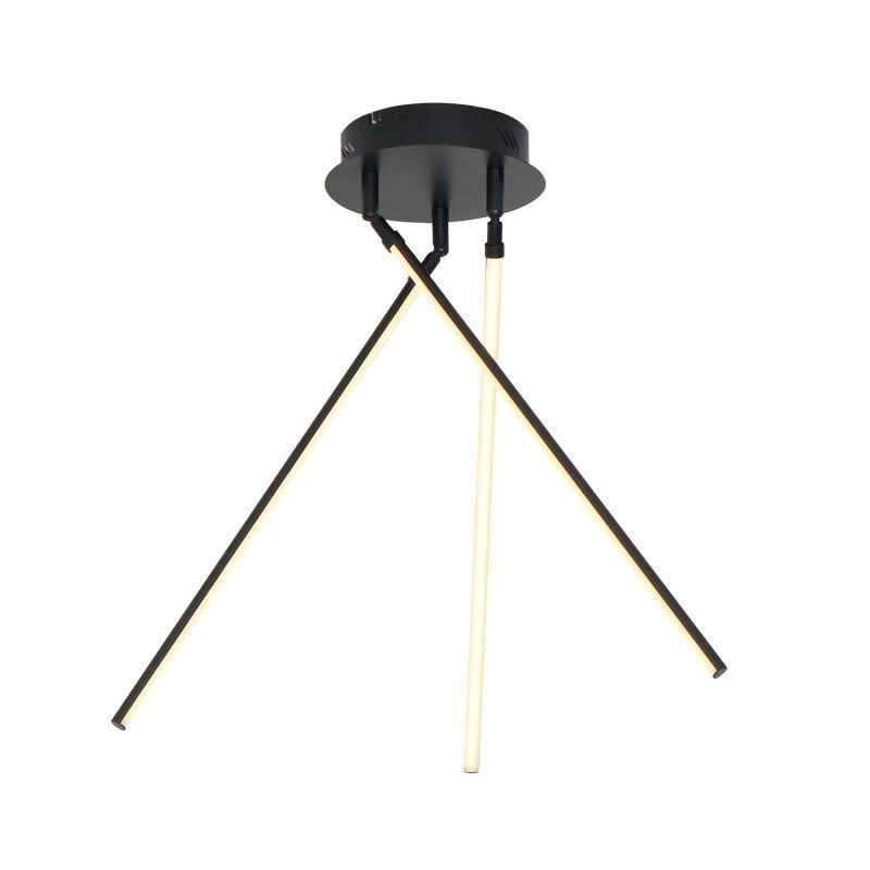 クリエイティブなフラッシュマウントアルミアート風車天井ランプ