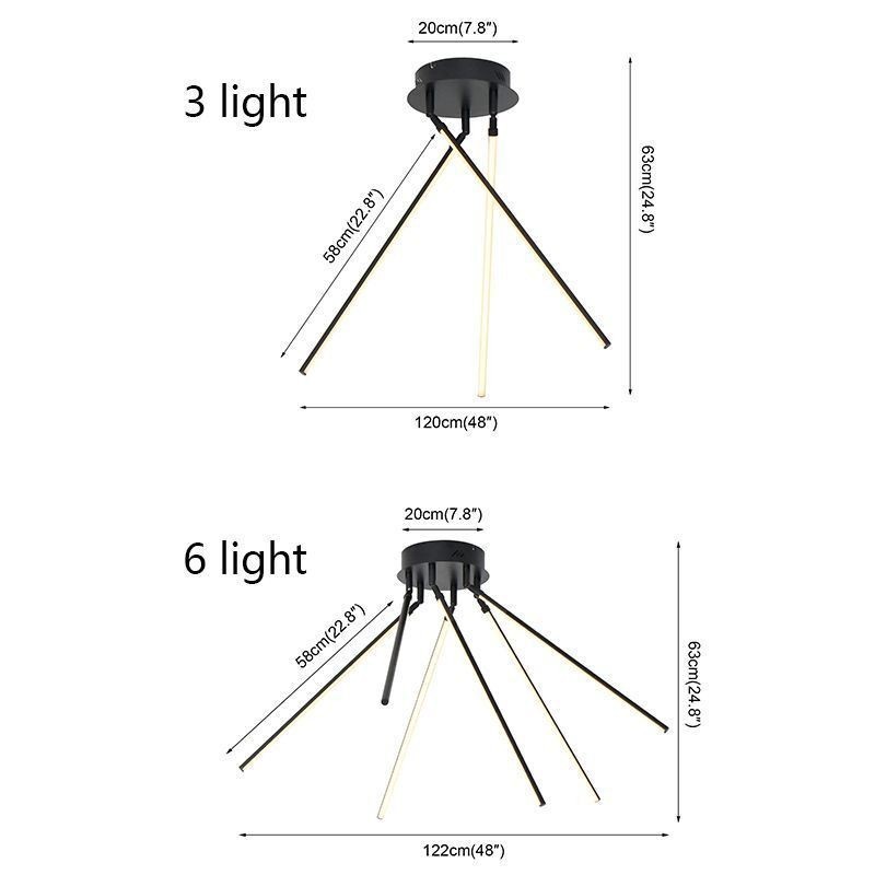 クリエイティブなフラッシュマウントアルミアート風車天井ランプ