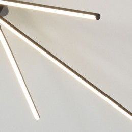 クリエイティブなフラッシュマウントアルミアート風車天井ランプ