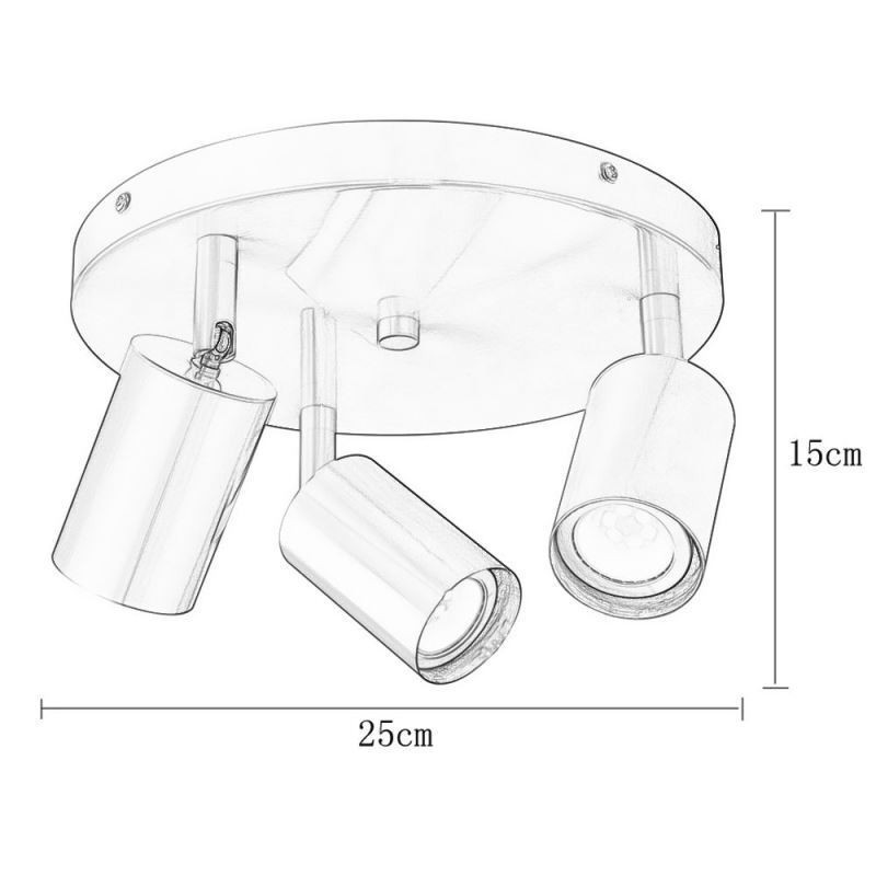 モダンなフラッシュマウント ゴールデンブラック フラッシュマウント 3 ライト付き 銅製アート ホーム照明