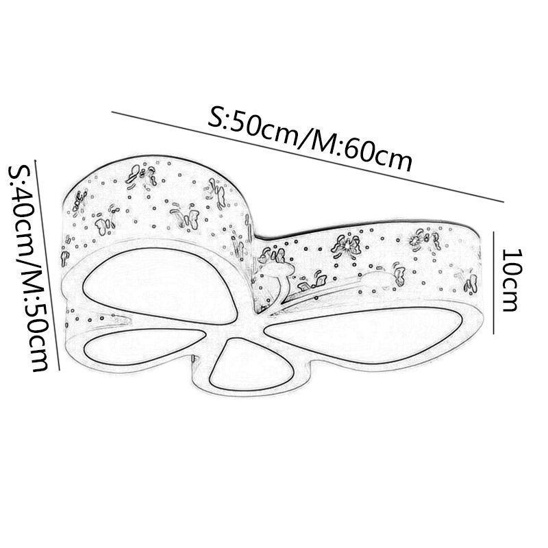 バタフライ フラッシュマウント 現代的 金属 天井器具