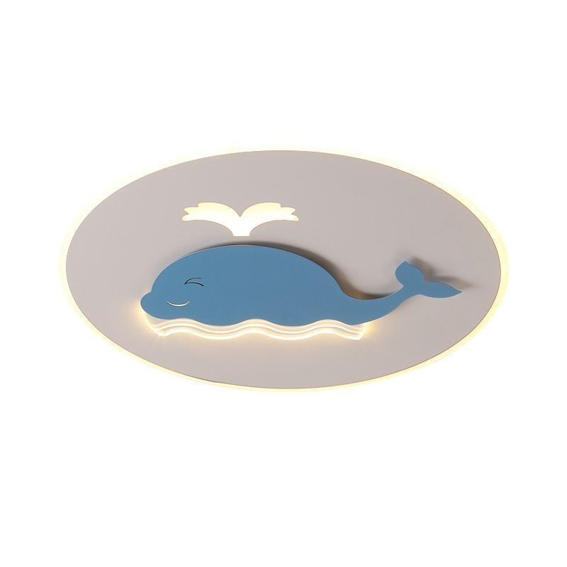 モダンでクリエイティブな天井ランプ クジラの天井ライト