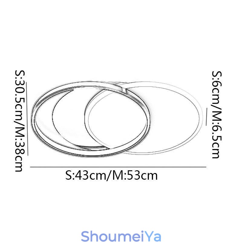 クリエイティブな天井ライト 丸型円形天井ランプ