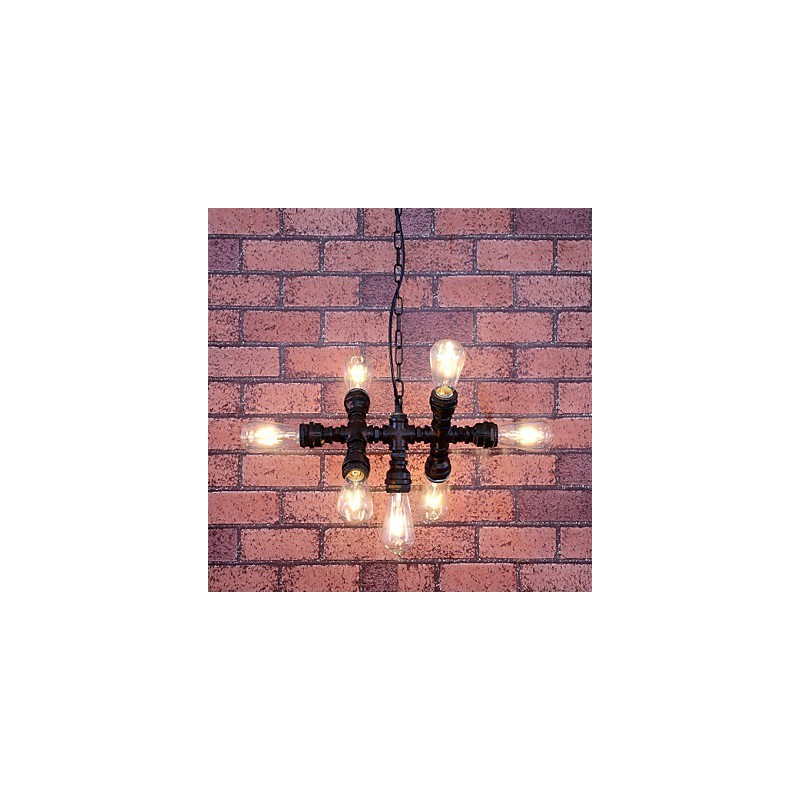 ヴィンテージ ペイント メタル シャンデリア