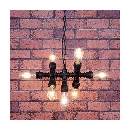 ヴィンテージ ペイント メタル シャンデリア