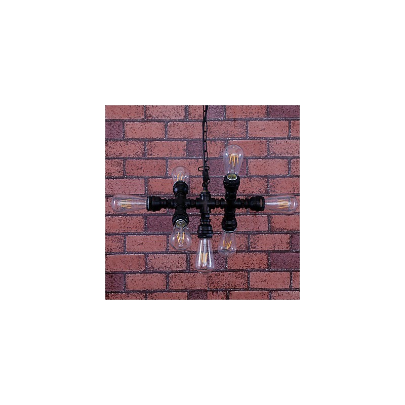 ヴィンテージ ペイント メタル シャンデリア