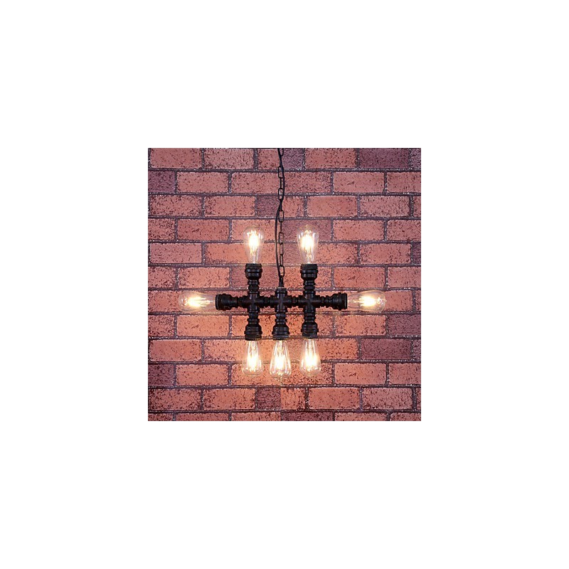 ヴィンテージ ペイント メタル シャンデリア