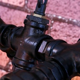 ヴィンテージ ペイント メタル シャンデリア