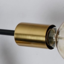 モダンな天井照明器具 ブラック ヴィンテージ シャンデリア