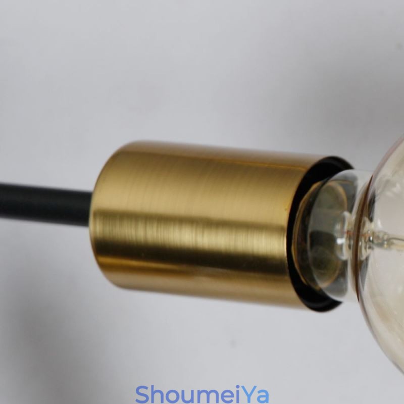 モダンな天井照明器具 ブラック ヴィンテージ シャンデリア