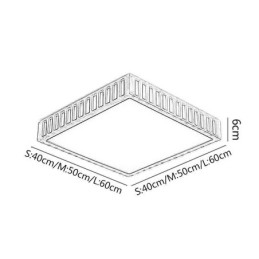 日本の天井ランプ スクエアウッド天井ランプ