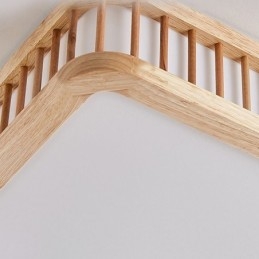 日本の天井ランプ スクエアウッド天井ランプ