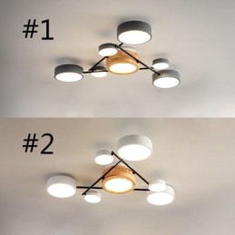 モダンな分子形状のアクリル製天井ランプ