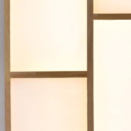 モダンな天井ライト ミニマリスト ウッドスタイル フラッシュマウント天井照明器具