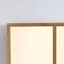 モダンな天井ライト ミニマリスト ウッドスタイル フラッシュマウント天井照明器具