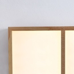 日本のアクリル製天井ライト 幾何学的な木製天井ランプ