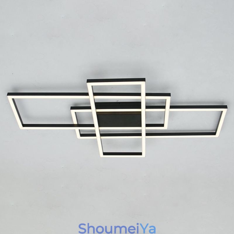 モダンな天井ライト 幾何学的な正方形の天井ランプ