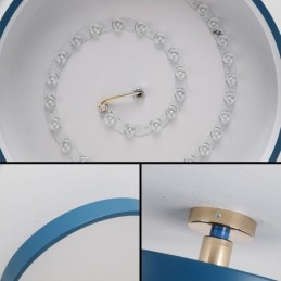 モダンな丸型天井ライト アクリル製天井ランプ