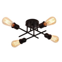 フラッシュマウント天井照明器具 4 ライトソケット