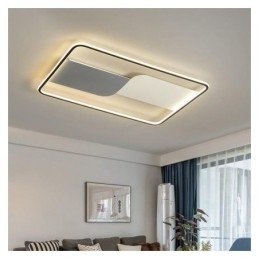 モダンな天井照明器具 長方形 フラッシュマウント 天井ランプ 90*60cm