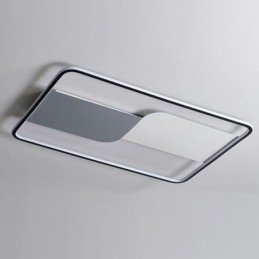 モダンな天井照明器具 長方形 フラッシュマウント 天井ランプ 90*60cm