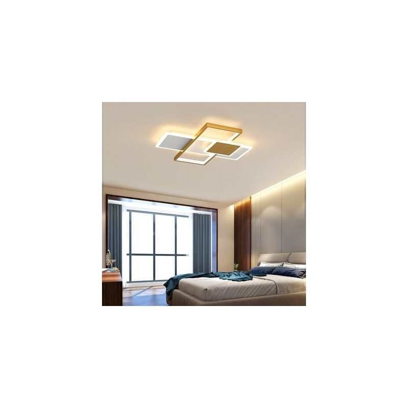 モダンな天井ランプ スクエアアクリル フラッシュマウント 天井照明器具