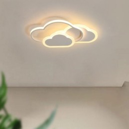 モダンでクリエイティブなアクリルライト、雲の形、フラッシュマウント天井ライト