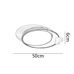 リモコン付きフラッシュマウント天井ライト