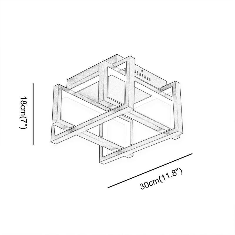 WiFiスマート天井照明器具フラッシュマウント天井ランプ