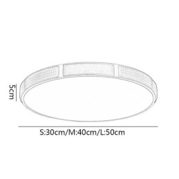 フラッシュマウント天井ライト 丸型照明器具 3色調光