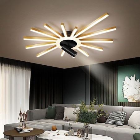 フラッシュマウントアクリル不規則線形ランプスポットライト