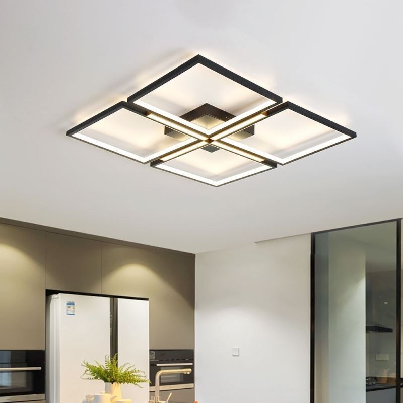 スクエアフラッシュマウント天井ライトアクリル装飾ライト