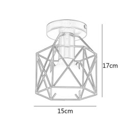 メタルケージ フラッシュマウント シーリングライト